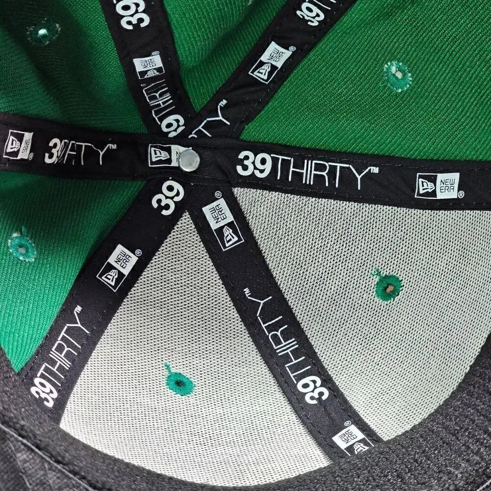 New Era Oakland Athletic's Fitted Hat Cap Green White 39Thirty Medium Unisex New